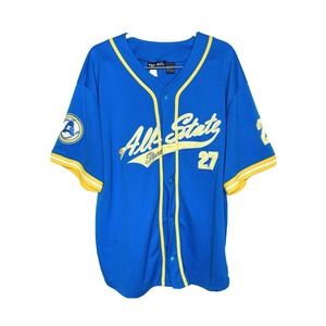 Asphalt Legend Baseball Jersey Blue Sz L